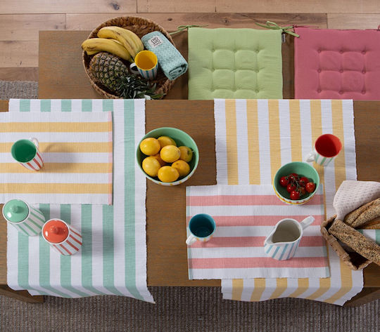 Nef-Nef Homeware Jeremy Fabric Placemat 48x33cm 2 Pieces