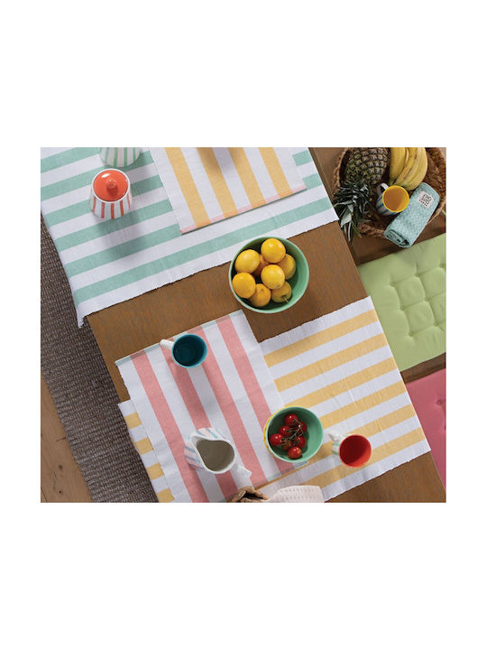 Nef-Nef Homeware Jeremy Placemats Yellow 48x33cm 2 Pieces