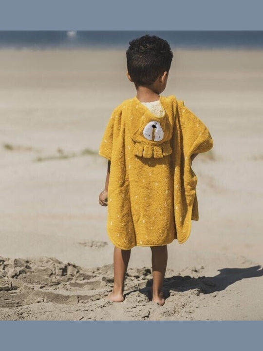 Trixie Trixie Baby Poncho Hooded Towel Lion Yellow