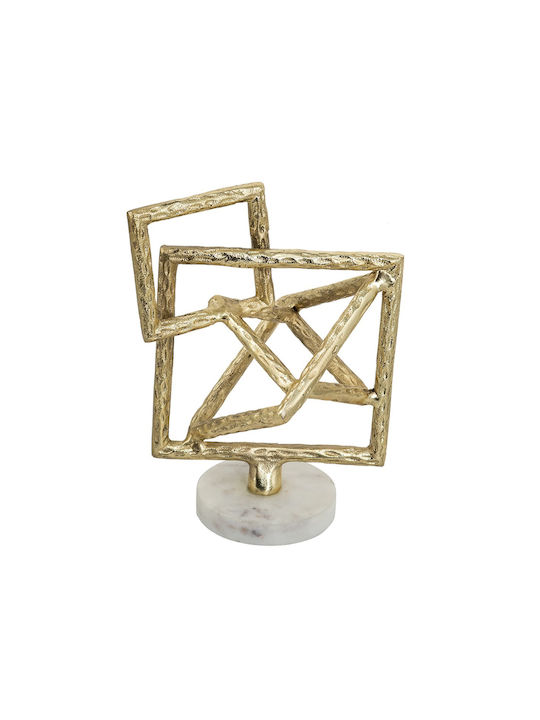 Artekko Noble Gold Metallisch Tischdekoration 20,3x17,8x25,4 cm
