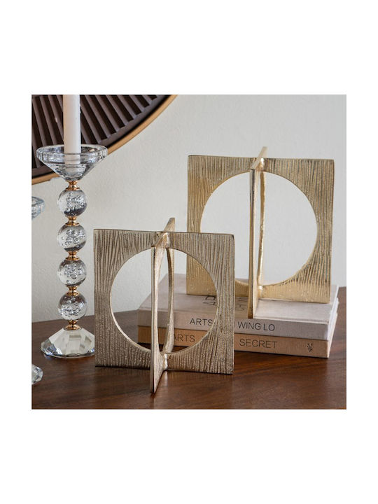 Artekko Noble Gold Metallic Tabletop Decor 18x18x18 Cm