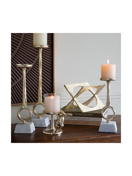 Artekko Noble Gold Metallic Tabletop Decor 18x18x18 Cm