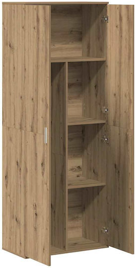 Ντουλάπα Γραφείου Ξύλινη Δρυς 70x35x180cm