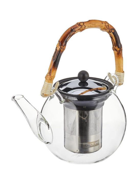 Bodum Assam Τσαγιέρα Γυάλινη Διάφανη 1000ml