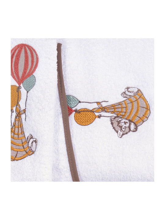 Greenwich Polo Club Σετ Βρεφικές Πετσέτες 2τμχ Coffee Brown - White Βάρους 400gr/m² Greenwich Polo Club Σετ Βρεφικές Πετσέτες 2τμχ Coffee Brown - White Βάρους 400gr/m²