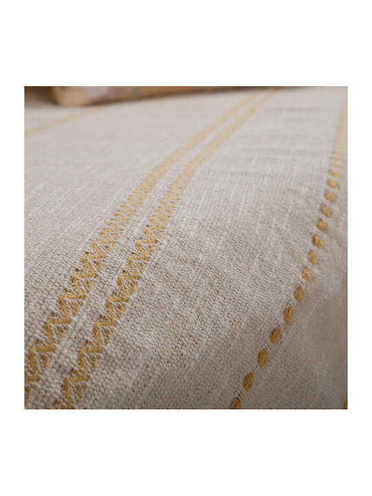 Nef-Nef Homeware Bleeze Decken & Couchdecken Viersitzer-Sofa Überwurf 180x350cm Natürliche Gelb