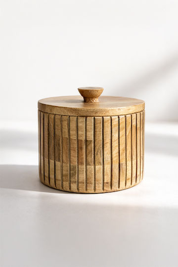 Kaemingk Dekorative Boxen Hölzernes 15,5x15,5x12cm