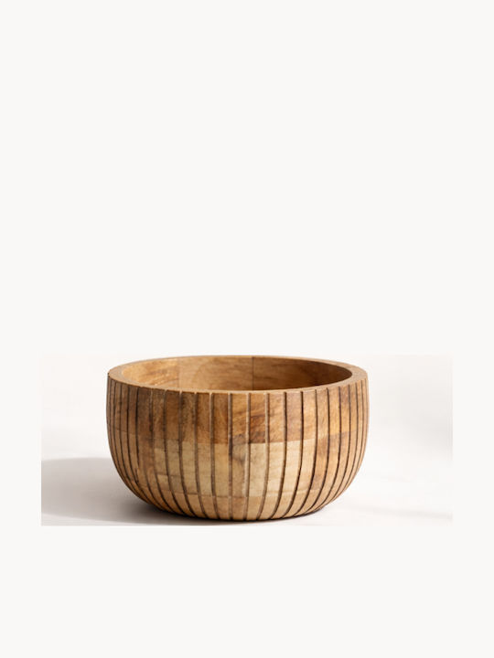 Kaemingk Decorative Wooden Brown Bowl 2 Pieces