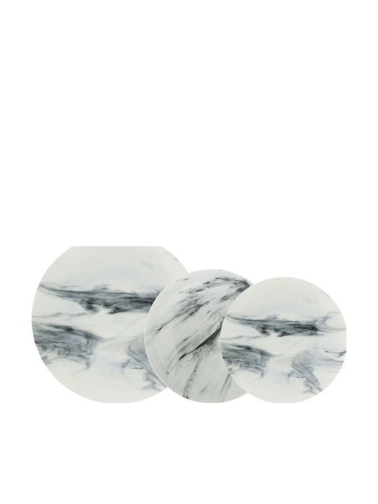 Cryspo Trio Gray Porcelain Dinnerware Set 20pcs