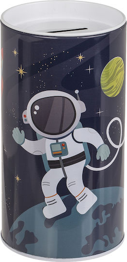 Μεταλλικός Κουμπαράς Space 15,5 X 8 Cm Αποσπώμενο Καπάκι 2 Σχέδια Μεταλλικός Κουμπαράς Space 15,5 X 8 Cm Αποσπώμενο Καπάκι 2 Σχέδια
