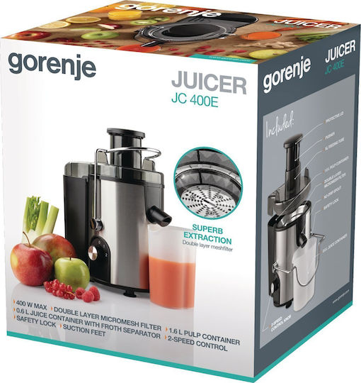 Gorenje Αποχυμωτής 400W Ασημί