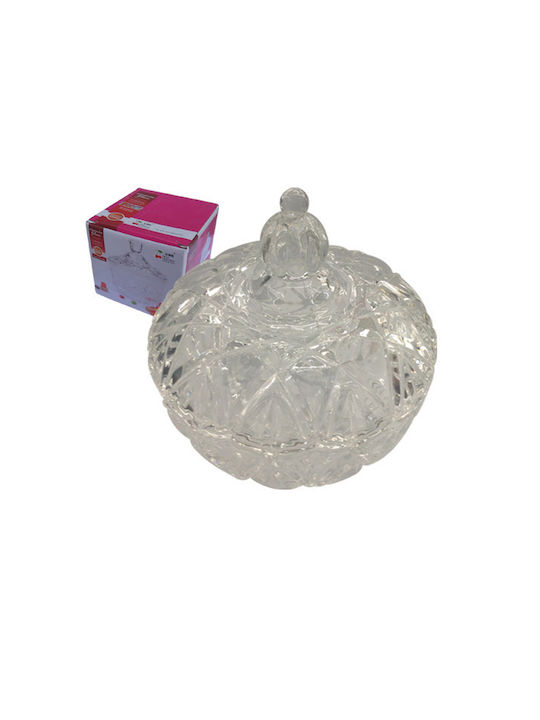 AGC Φοντανιέρα Glas mit Deckel 13x13x13cm Transparent