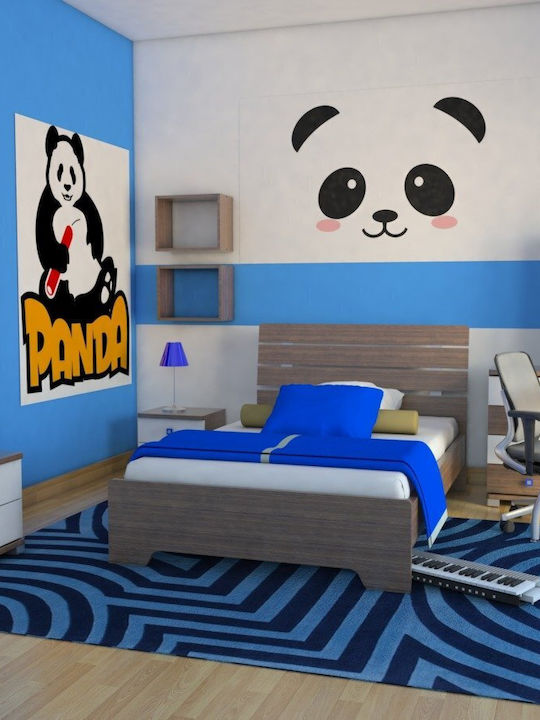 Picasso Kinderbett Einzeln Beige für Matratze 90x190cm