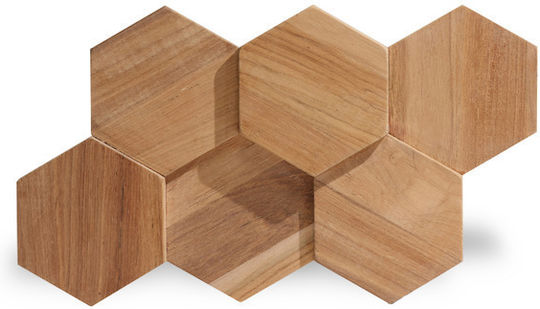 3D Wall Panels with Glue Beige 26x15x2cm