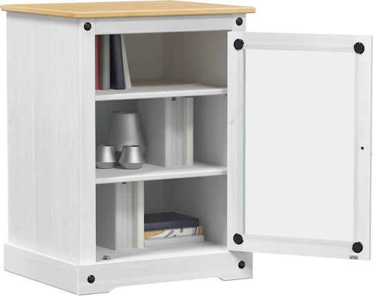 vidaXL Kleine Aufbewahrungsmöbel aus Massivholz L60xB50xH82cm