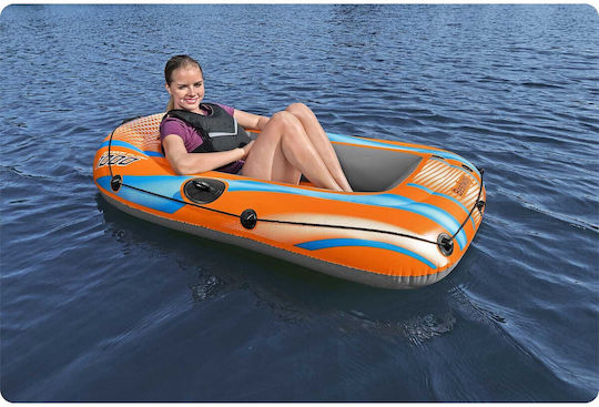Bestway Inflatable Boat for 1 Person Orange 162x96cm Orange
