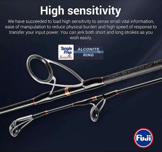Noeby Infinite A7 Fishing Rod for Jigging 1.83m 200-500gr