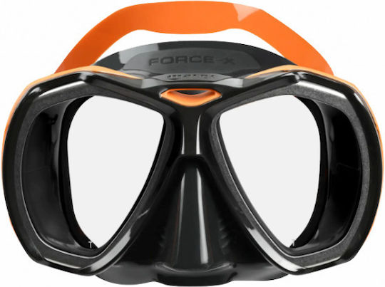 Mares Μάσκα Θαλάσσης Force-X Μαύρη