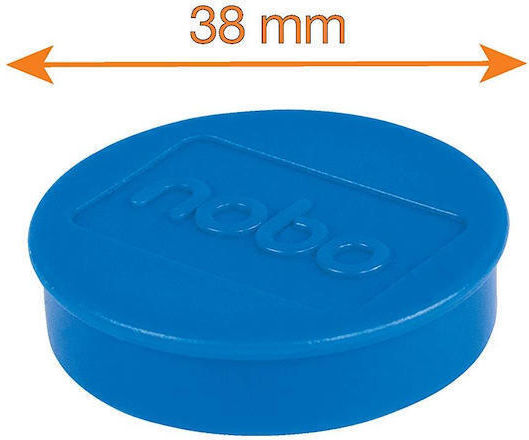 Nobo Set Magnete mit Anziehungskraft 2.5kg 38x38mm 10Stück