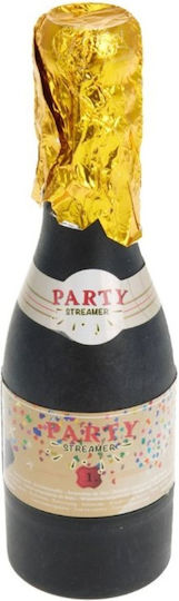 Kanone in Form einer Champagnerflasche 20cm mit Mehrfarbig Konfetti 1Stück