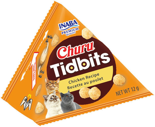 Υγρή Τροφή Γάτας Inaba Churu Tidbits Chicken 3x12g