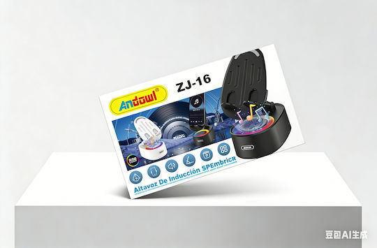 Andowl Ηχείο Bluetooth Μαύρο ZJ-16