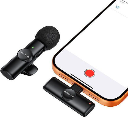 Borofone BFK16 Type C Wireless Lavalier Microphone for Mobile