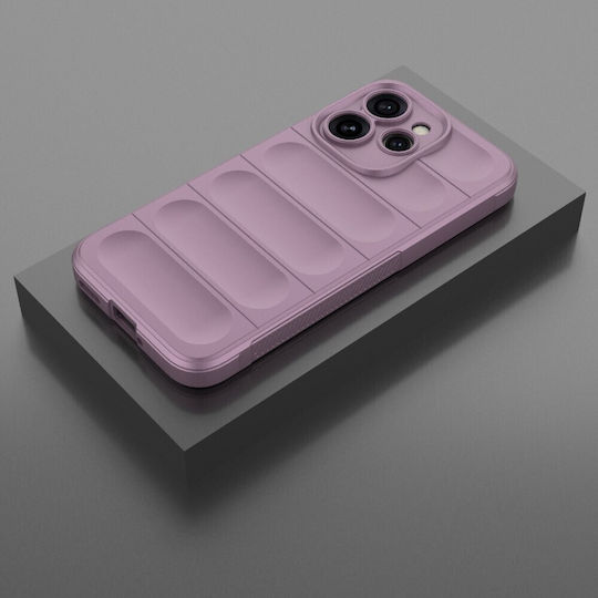 Magic Shield Silicone Purple Back Cover (Oppo Reno15 Pro 5g)
