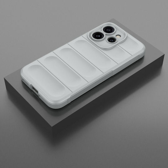 Magic Shield Silicone Gray Back Cover (Oppo Reno15 Pro 5g)