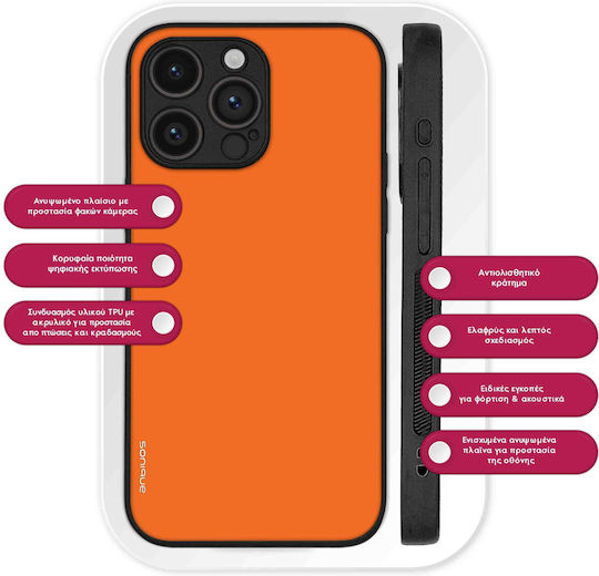 Sonique Colorbloc Series OnePlus Nord CE 5 5G Mobile Phone Case Orange