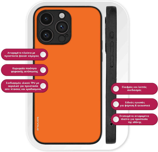 Калъф Sonique Colorbloc Series Google Pixel 9 Pro 5g Оранжев