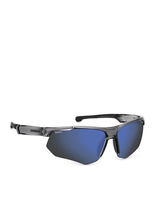 Carrera Unisex Sonnenbrillen mit Grauem Horn umrandetem Rahmen und Grauen Gläsern 044/S R6S/XT