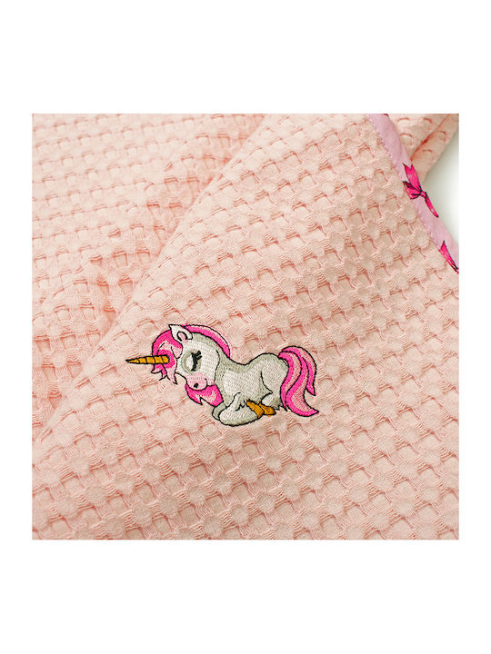 Dimcol Κουβέρτα Κούνιας Unicorn 100x160εκ.
