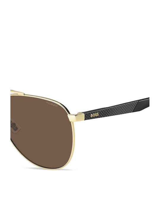 Boss Unisex Γυαλιά Ηλίου με Χρυσό Μεταλλικό Σκελετό Boss 1914/S J5G/QT