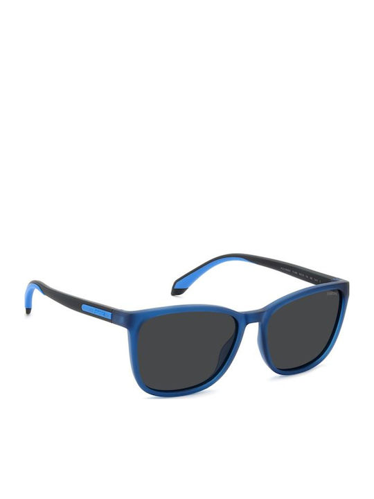Polaroid Unisex Ochelari De Soare Cu Ramă Din Plastic Albastră Și Lentile Gri PLD2169/S/X FLL/M9