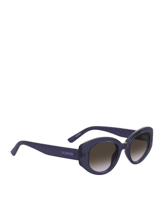 Moschino Unisex Γυαλιά Ηλίου με Μωβ Κοκκάλινο Σκελετό και Μωβ Φακό MOL105/S B3V/QR