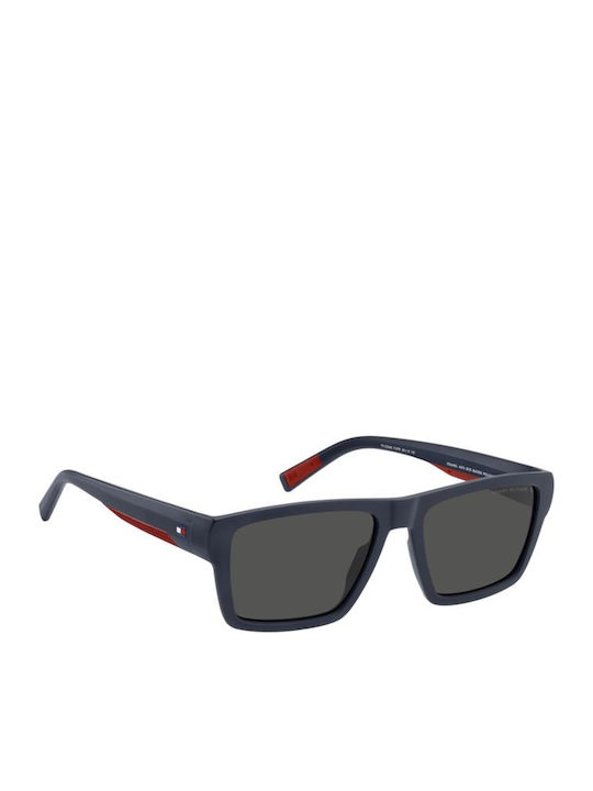 Tommy Hilfiger Unisex Γυαλιά Ηλίου με Μπλε Κοκκάλινο Σκελετό και Μπλε Φακό TH2324/S PJP/KU