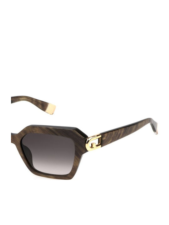 Furla Feminini Ochelari de soare cu Maro Cadru și Gri Lentilă SFU817 06Y4