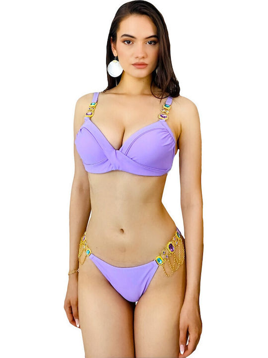 Set Bikini Push Up Lilac