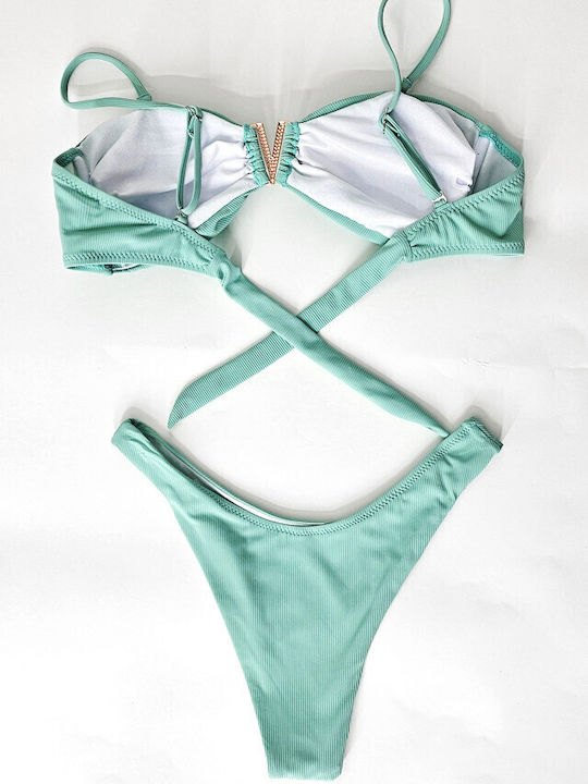 Set Bikini Türkis