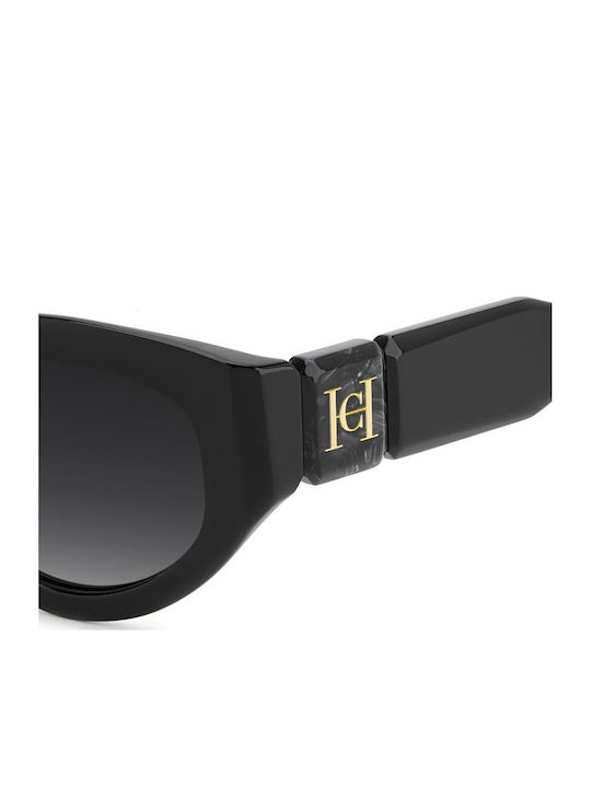 Carolina Herrera Unisex Sunglasses with Black Frame and Grey Gradient Lenses