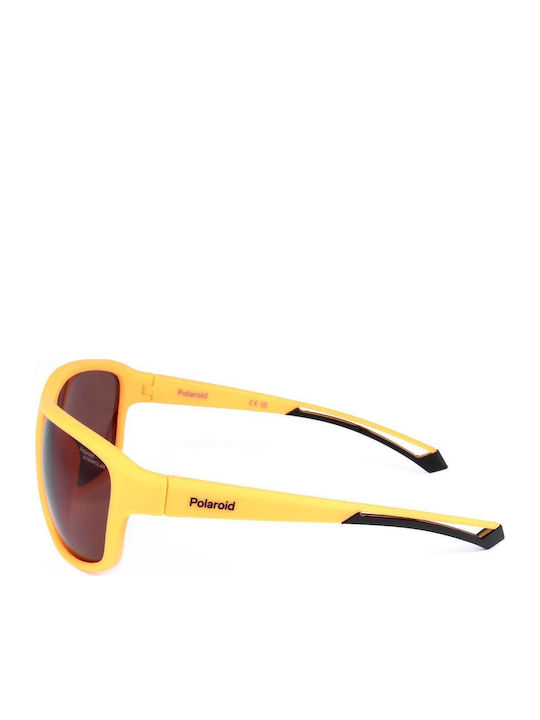 Polaroid Bărbătești Ochelari de soare cu Galben Cadru și Maro Lentilă PLD7049/S 2V7/Le