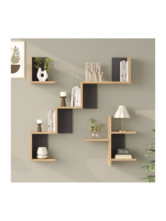 Wall Shelf Verso Oak 99.4x14.5x103cm