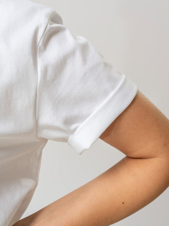 Bluza Damă Tricou Alb