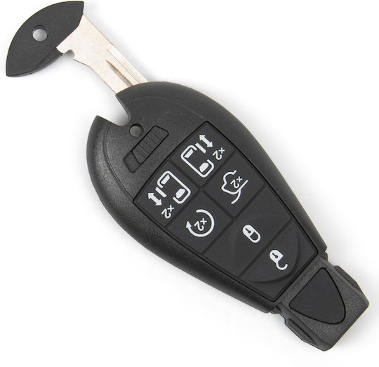 Калъф за Ключ за Автомобил Chrysler Grand Voyager Dodge Grand Caravan 6 Бутона