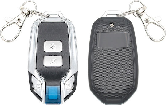 Alarmă Antifurt pentru Motocicletă și Bicicletă 12v Techstar Sirenă 120-125db Impermeabilă Ip55 Reîncărcabilă Usb-c 700mah 2 Telecomenzi 7 Niveluri de Sensibilitate Localizare