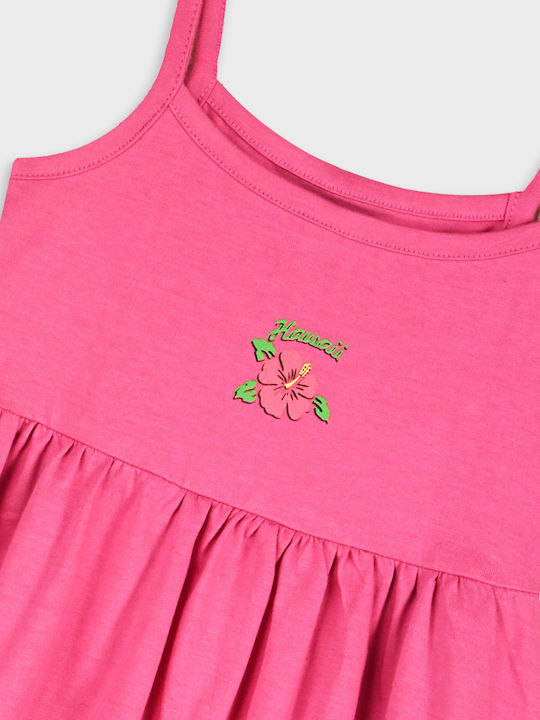 Girls Dress Sleeveless Pink