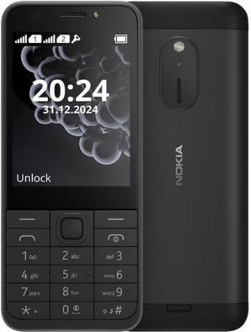 Nokia 230 (2024) Dual SIM Handy mit Tasten Griechisches Menü Schwarz