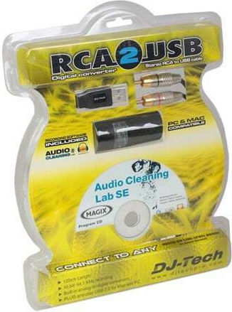 RCA-Kabel Usb 1,2m + Soundkarte
