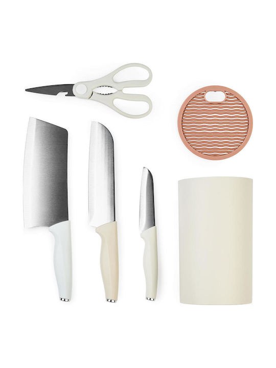 Set Cuțite Cu Bază Din Oțel Inoxidabil 31cm 5 Bucăți